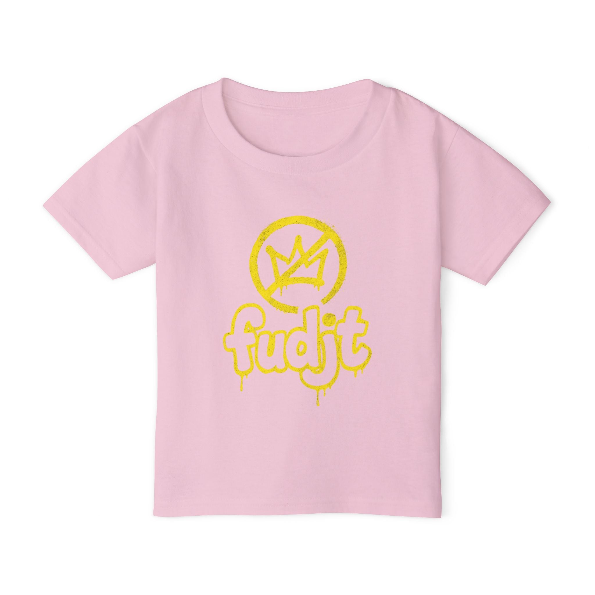 fudjt Toddler Tee with Golden fudjt No Kings Design | 6 Colors
