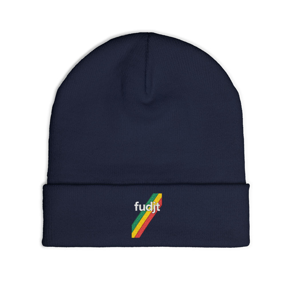 fudjt Knit Beanie | Rasta45 Stripe | 6 Colors
