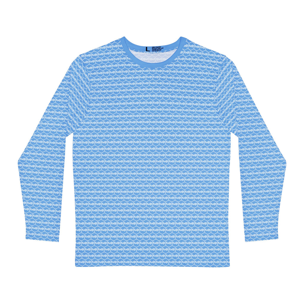 Light Blue fudjt Unbroken Chain 1.25 Fluid Vibes Long Sleeve Shirt