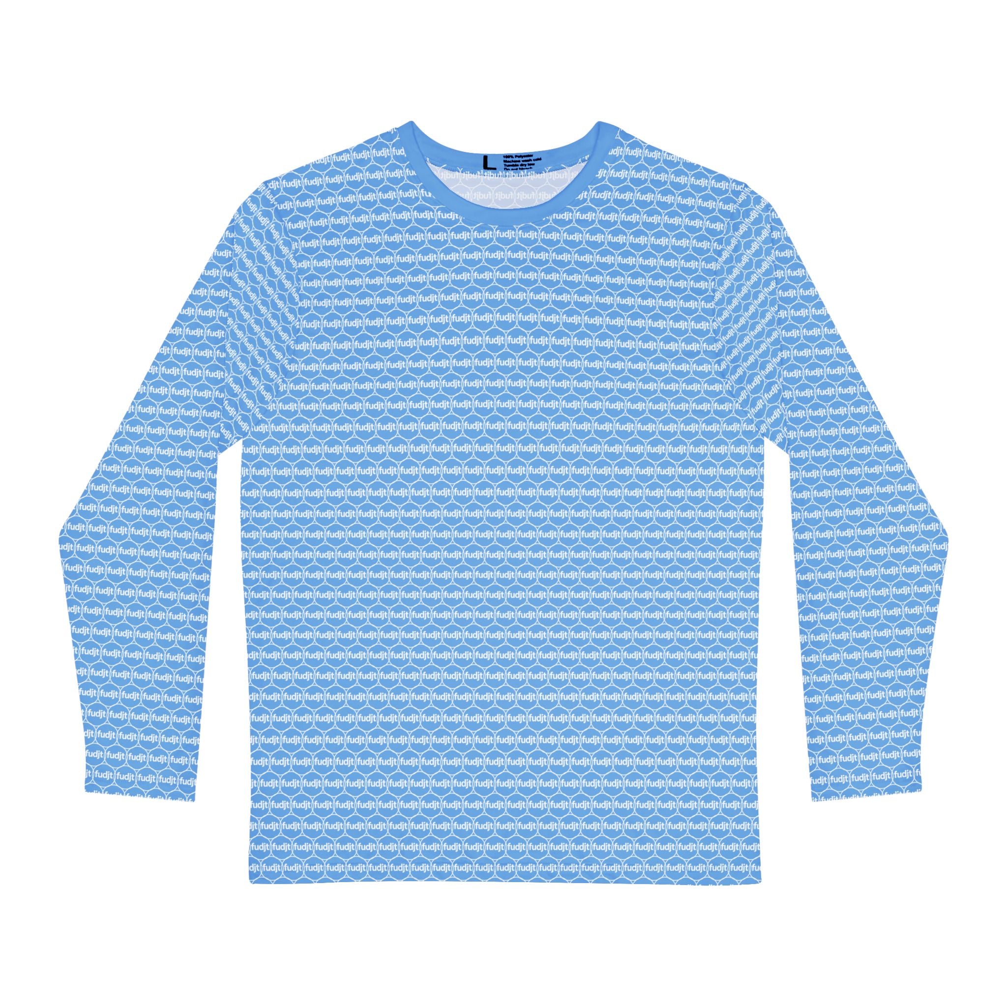 Light Blue fudjt Unbroken Chain 1.25 Fluid Vibes Long Sleeve Shirt