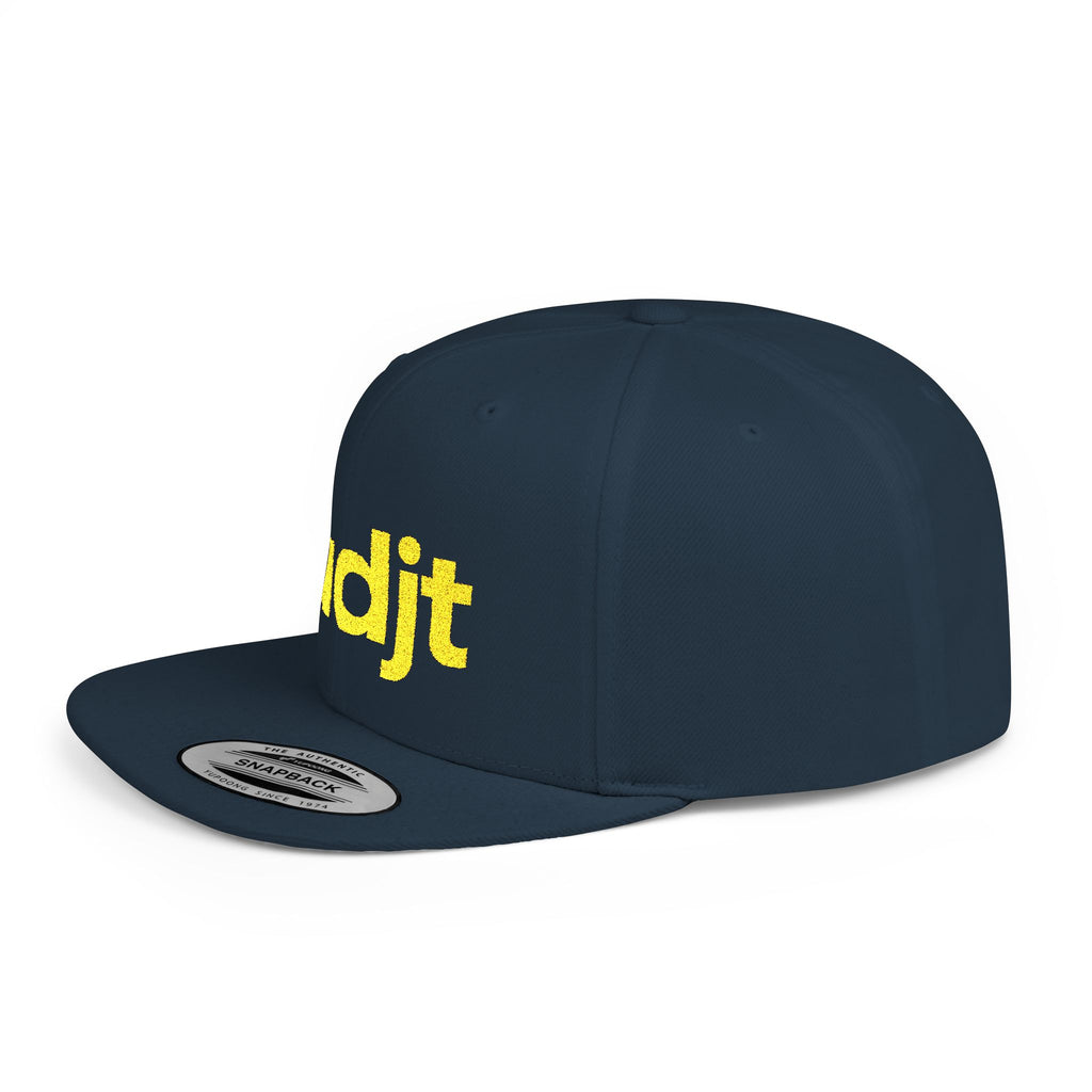 Stylish Flat Bill Snapback Gold fudjt Streetwear Logo Cap | 11 Colors