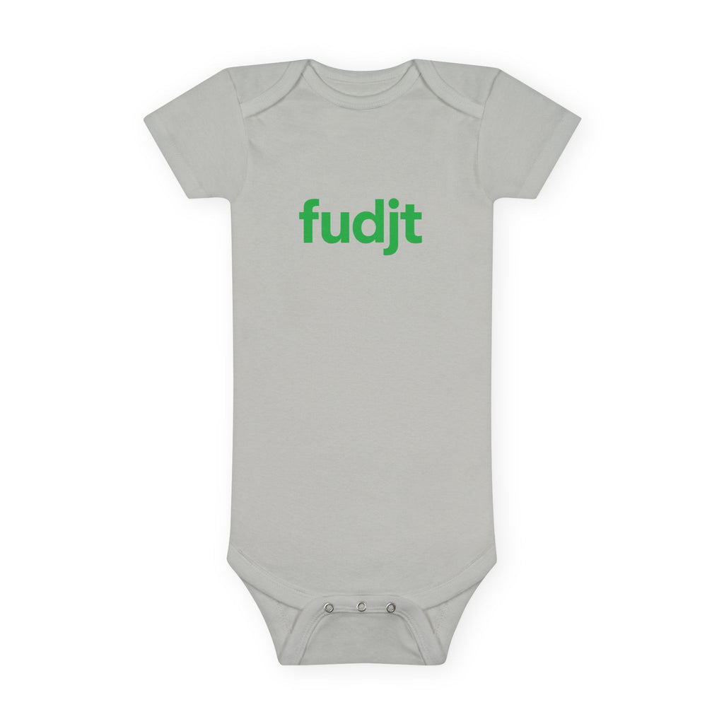Green fudjt Logo Baby Onesie | 4 Colors