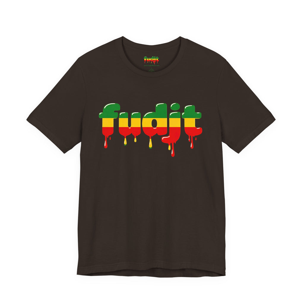 fudit Drip Logo Tee (Rasta Colors)