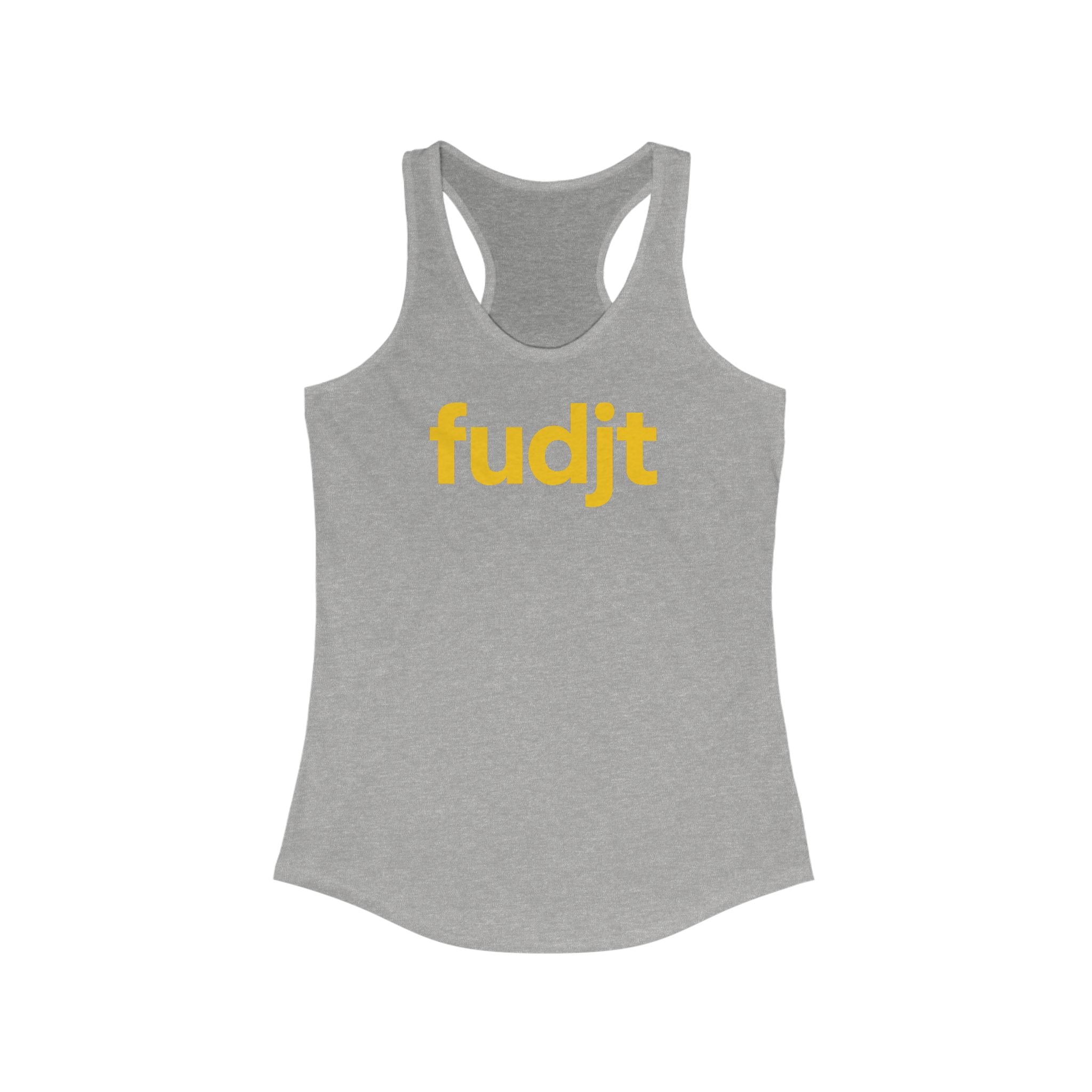Gold fudjt logo Women's Racerback Tank, Perfect Relaxed Fit | 5 Colors