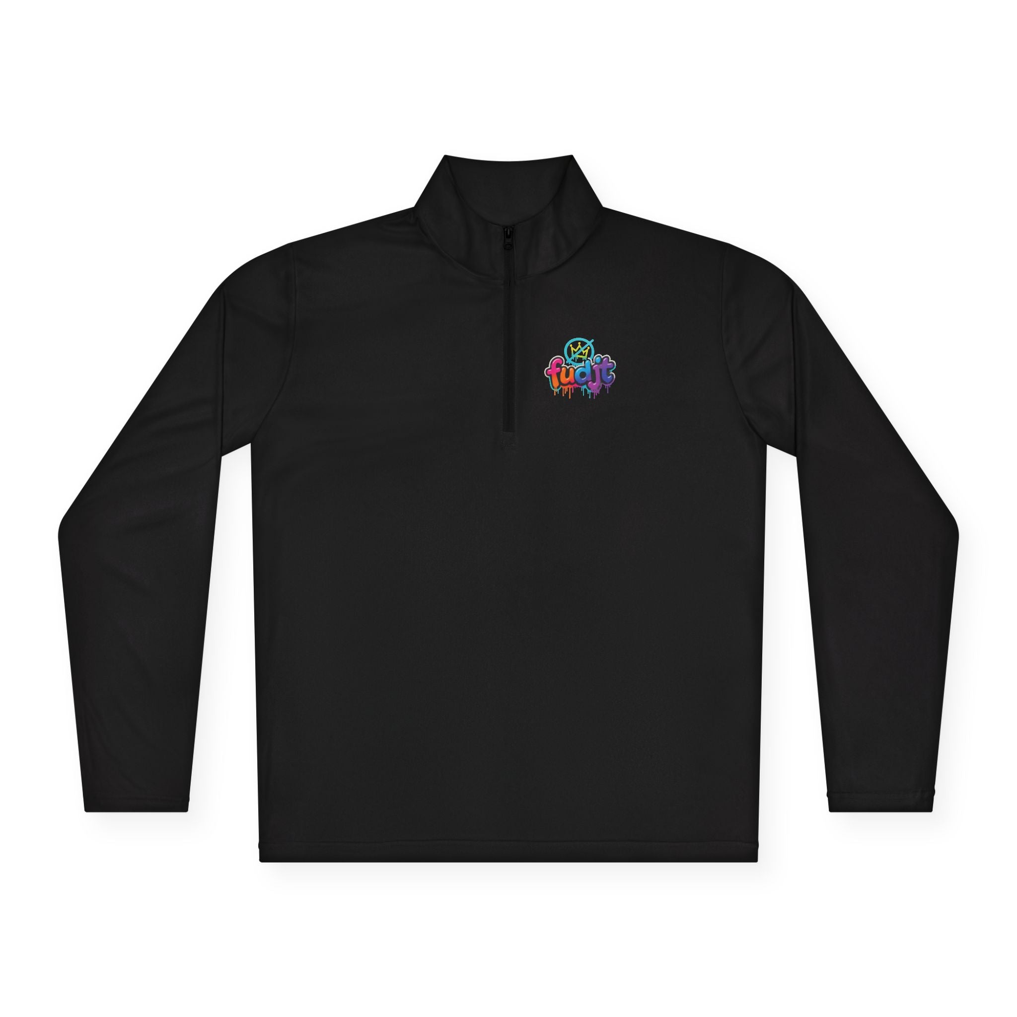 fudjt No Kings Clown Town Quarter-Zip Performance Pullover | Bold Backside | 4 Colors