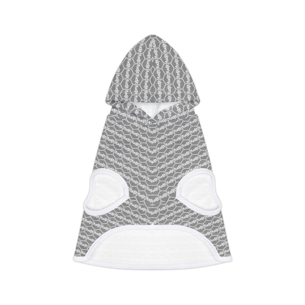 Gray fudjt Pet Hoodie | Unbroken Chain 1.25 | 7 Sizes