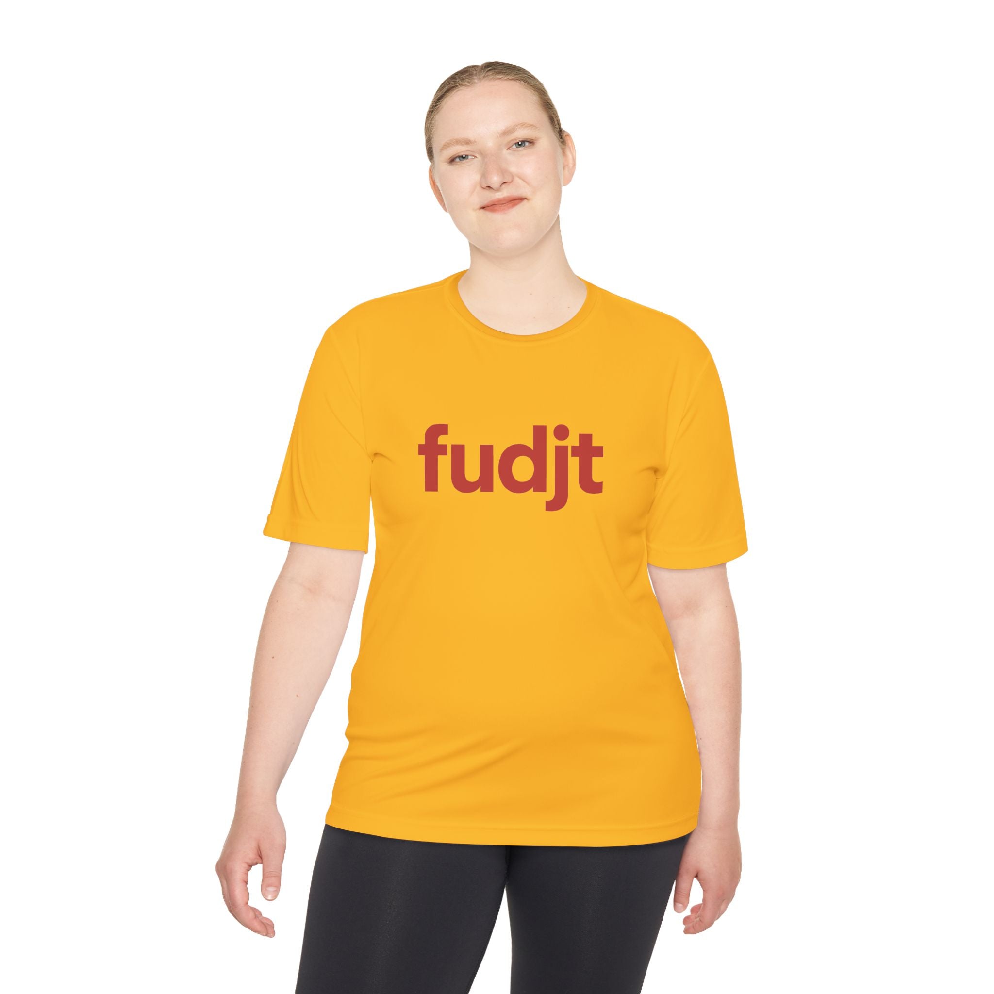 Red fudjt design Moisture Wicking Performance Tee | 13 Colors