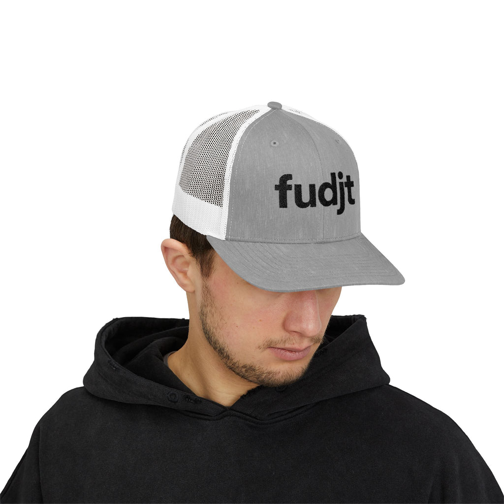 Black fudjt logo Snapback Trucker Cap | 6 Colors