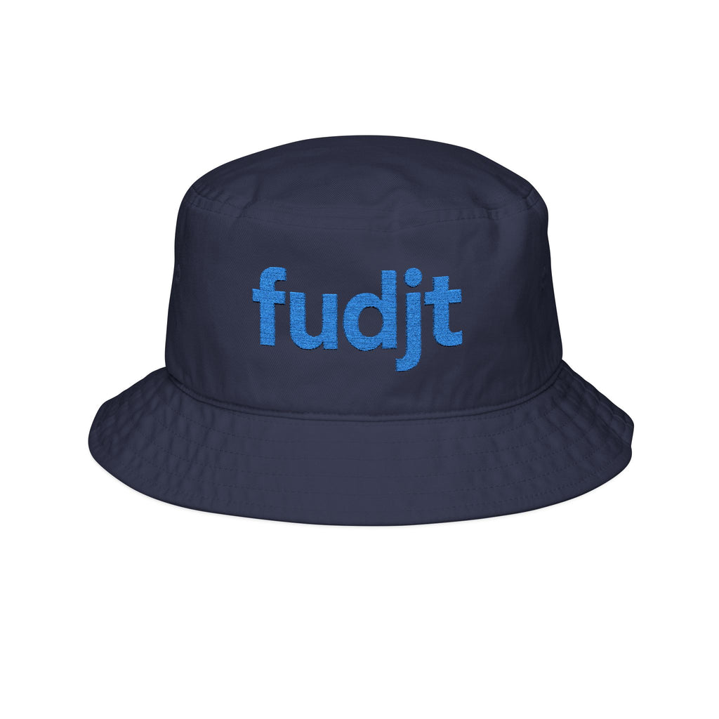 Trendy Bucket Hat with Embroidered Turquoise fudjt Design | 3 Colors