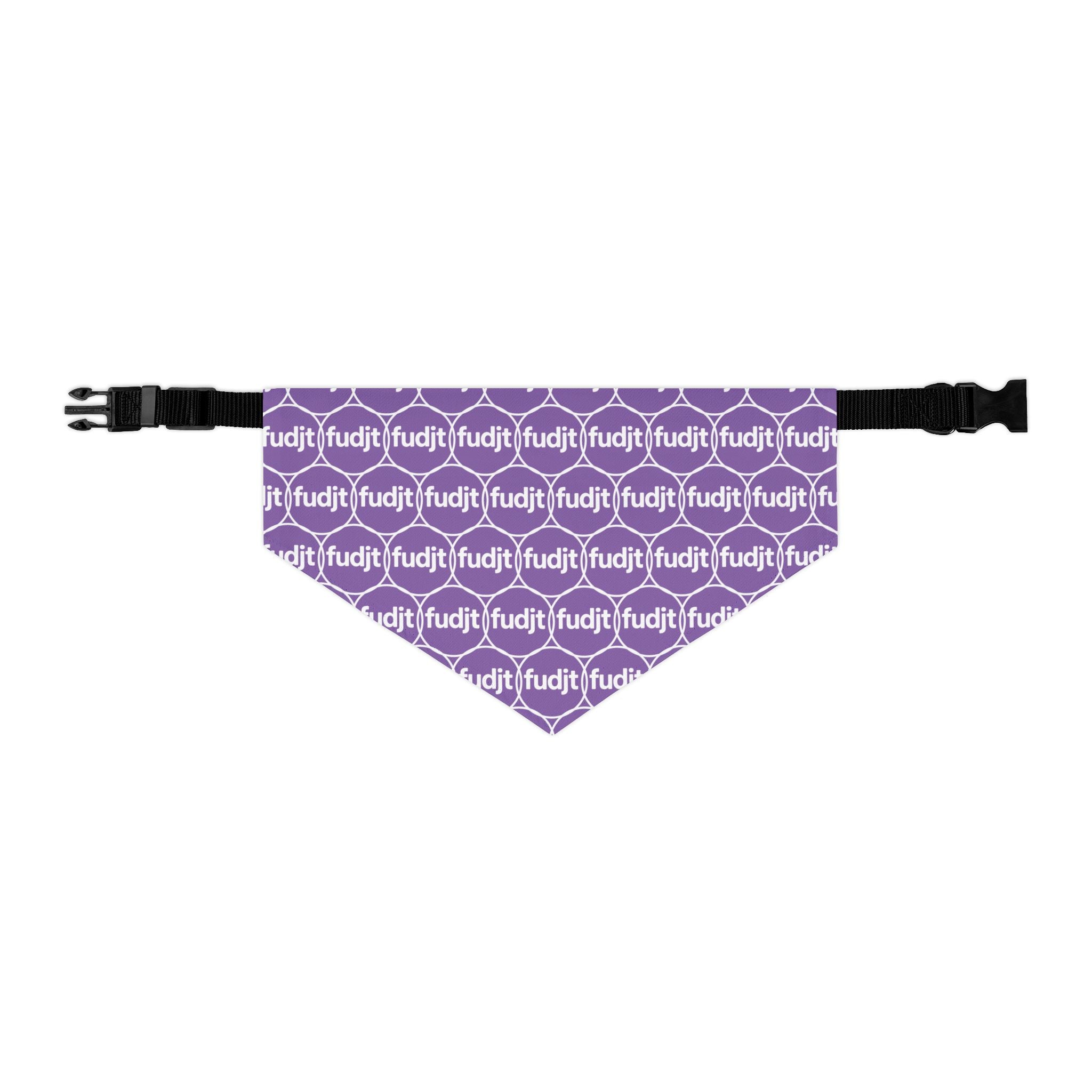 Light Purple fudjt Unbroken Chain 1.25  Bandana Collar for Dogs, Cats & More | 4 Sizes