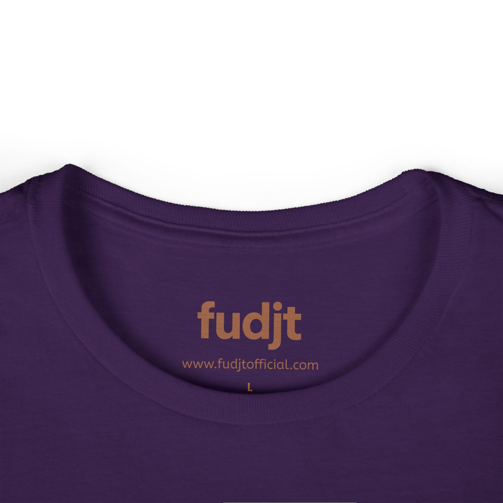 Women's Brown fudjt logo Comfy Stylie Tee | 12 Colors