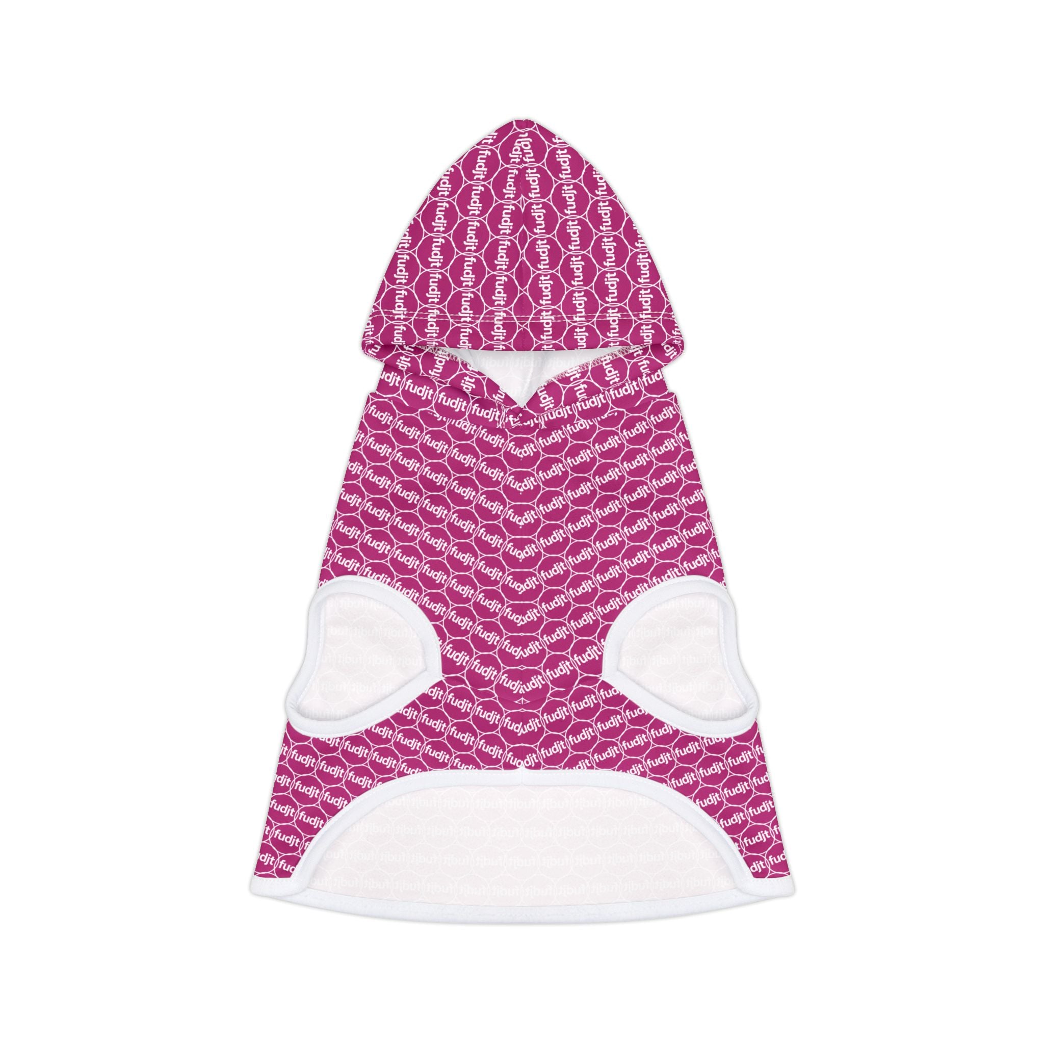 Pink fudjt Pet Hoodie | Unbroken Chain 1.25 | 7 Sizes