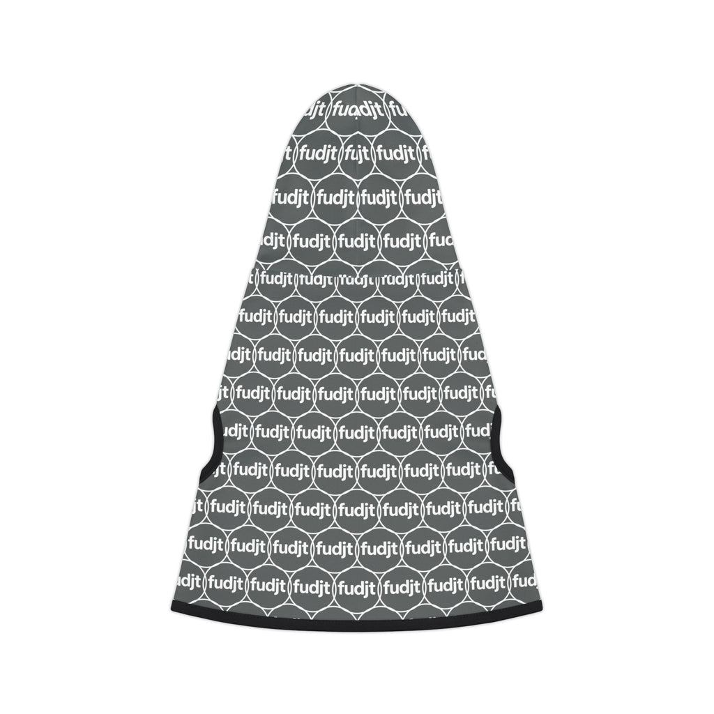Dark Gray fudjt Pet Hoodie | Unbroken Chain 2.5 | 7 Sizes
