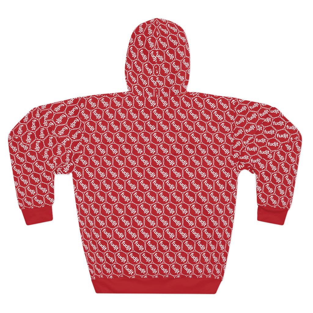 Dark Red fudjt Unbroken Chain Hoodie | All Over 2.5-45