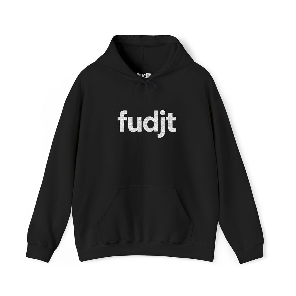 White fudjt Embroidered Heavy Blend Hooded Sweatshirt | 15 Colors | Stand For Something.