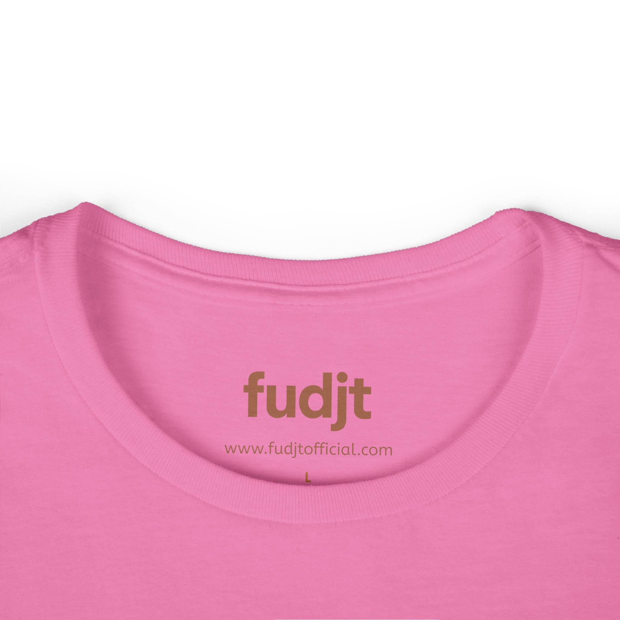 Women's Brown fudjt logo Comfy Stylie Tee | 12 Colors