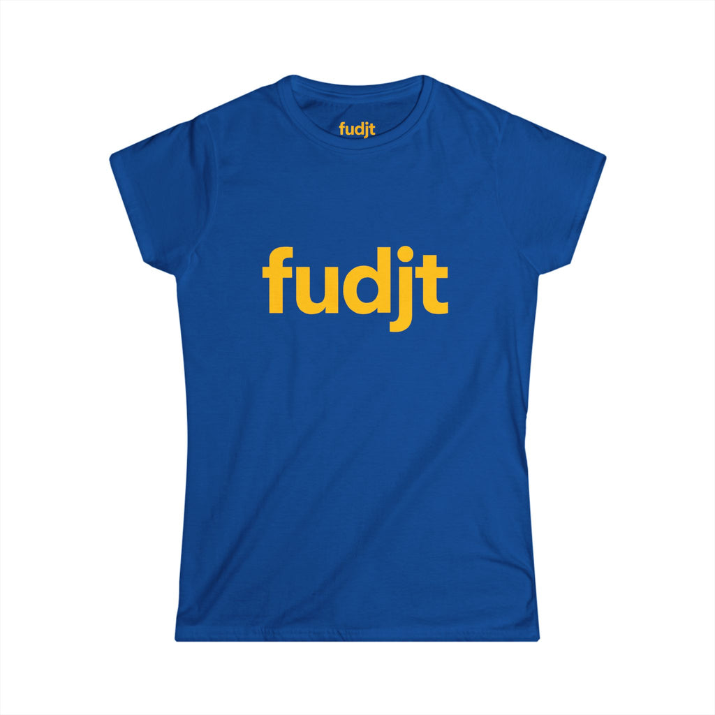 Women's Golden fudjt logo Comfy Stylie Tee | 12 Colors