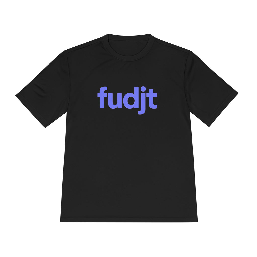 Light Blue fudjt design Moisture Wicking Performance Tee | 13 Colors