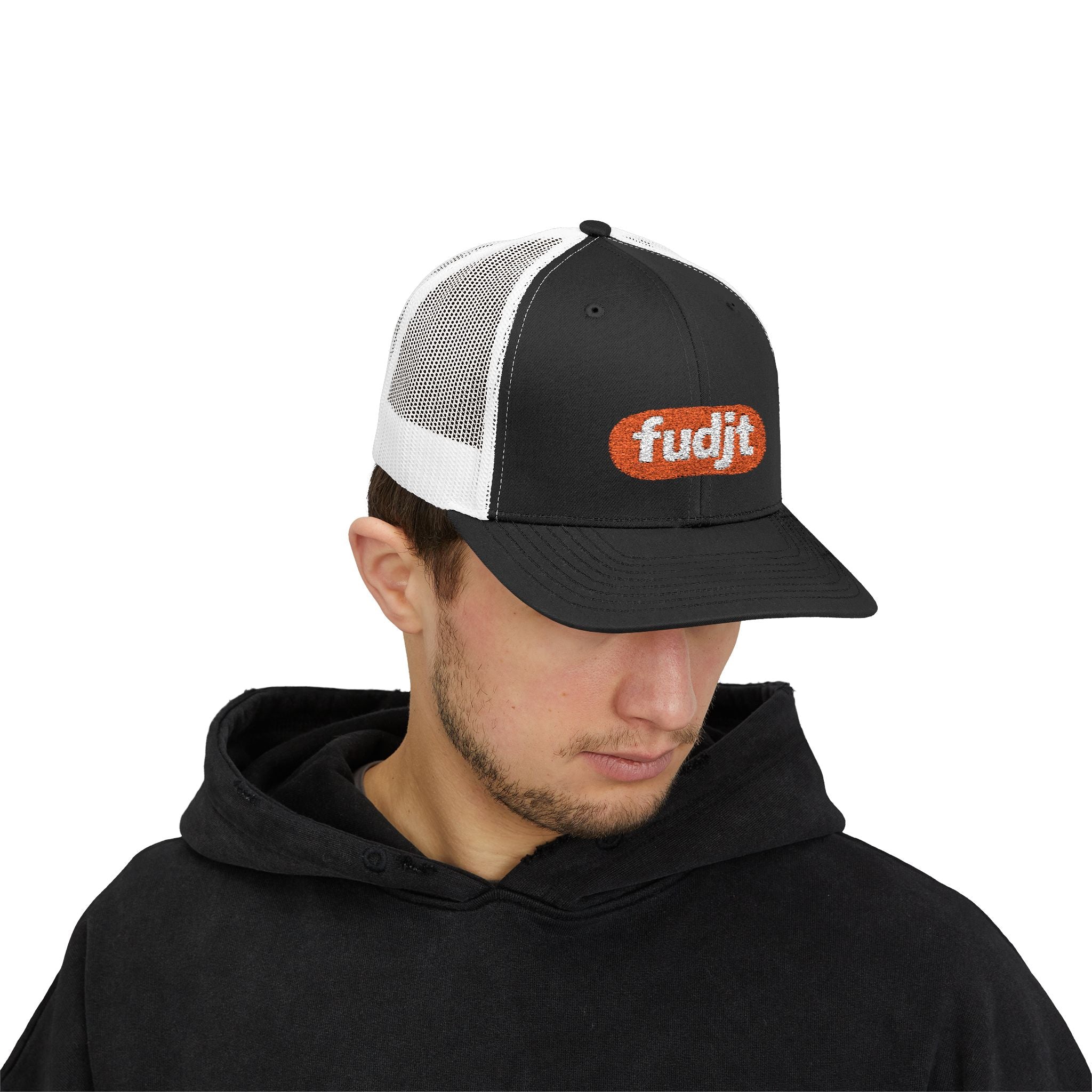fudjt Anti-Supremacy Red Badge Snapback Trucker Cap | 10 Colors