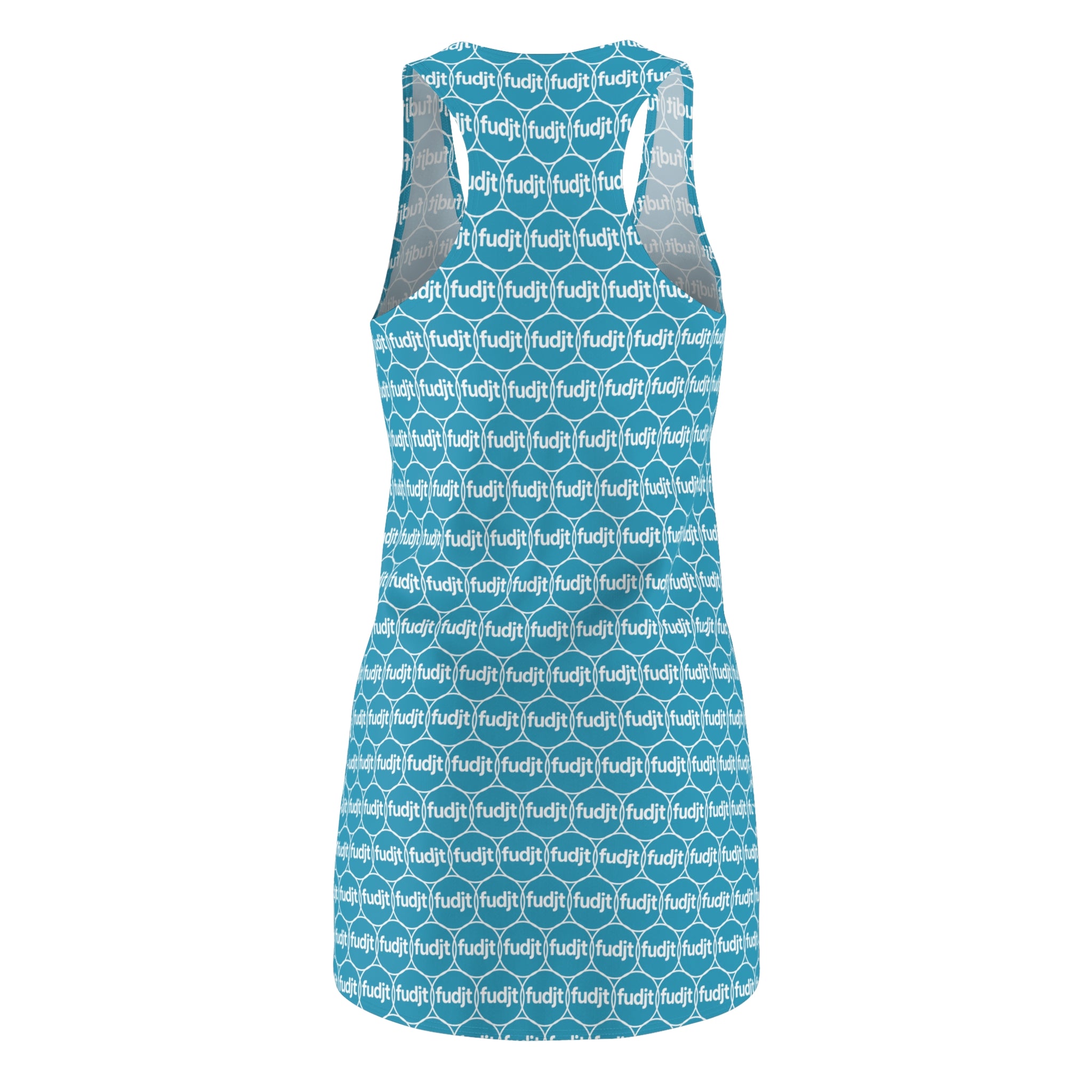 Turquoise fudjt Unbroken Chain 2.5 Chic Racerback Dress