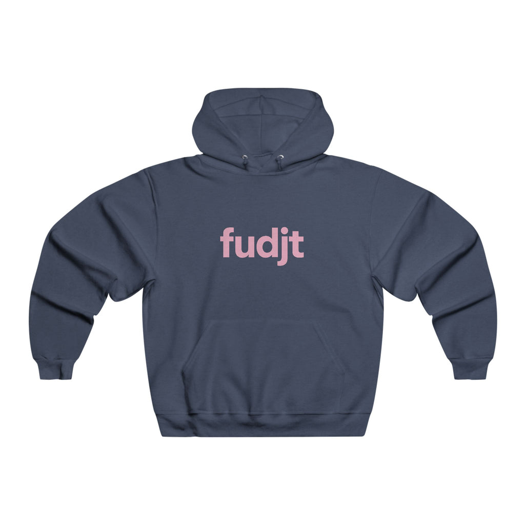 fudjt Hooded Sweatshirt | Pink Logo, Super Cozy Hoodie | 8 Colors