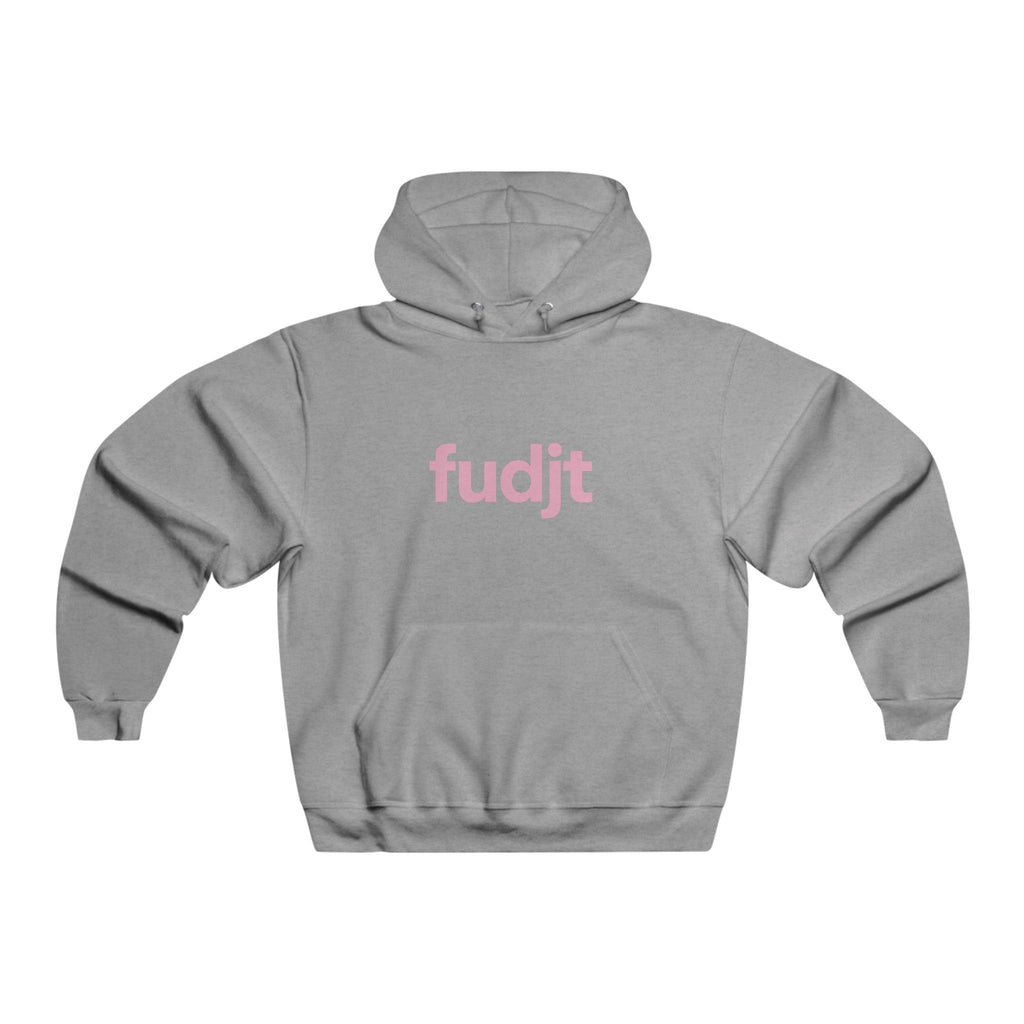fudjt Hooded Sweatshirt | Pink Logo, Super Cozy Hoodie | 8 Colors