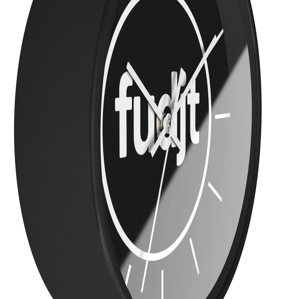 fudjt 10" Wall Clock |  Wood Frame in 3 Colors