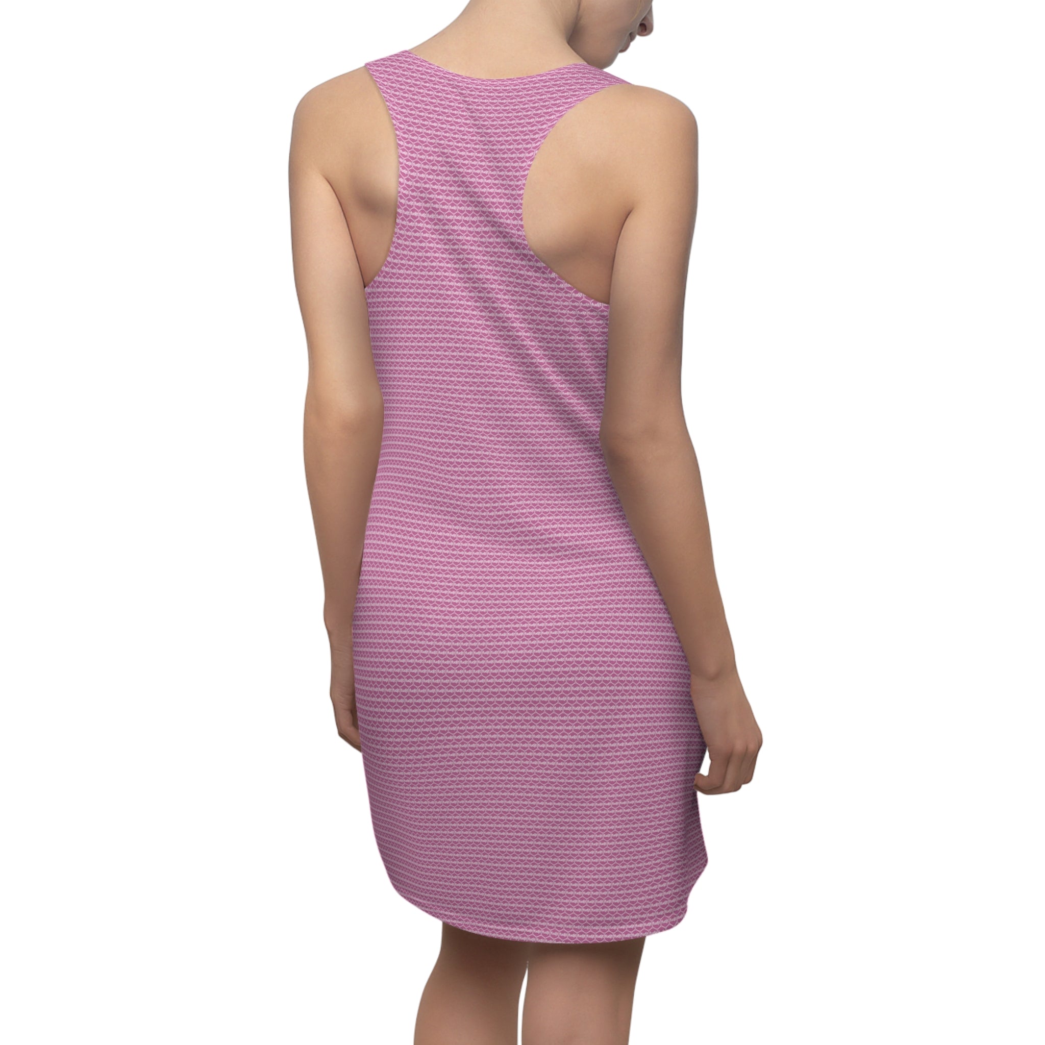 Light Pink fudjt Unbroken Chain .5 Chic Racerback Dress
