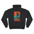Monster Power Champion Hoodie - Retro Godzilla | fudjt vs. The Machine | Blue fudjt | 7 Colors