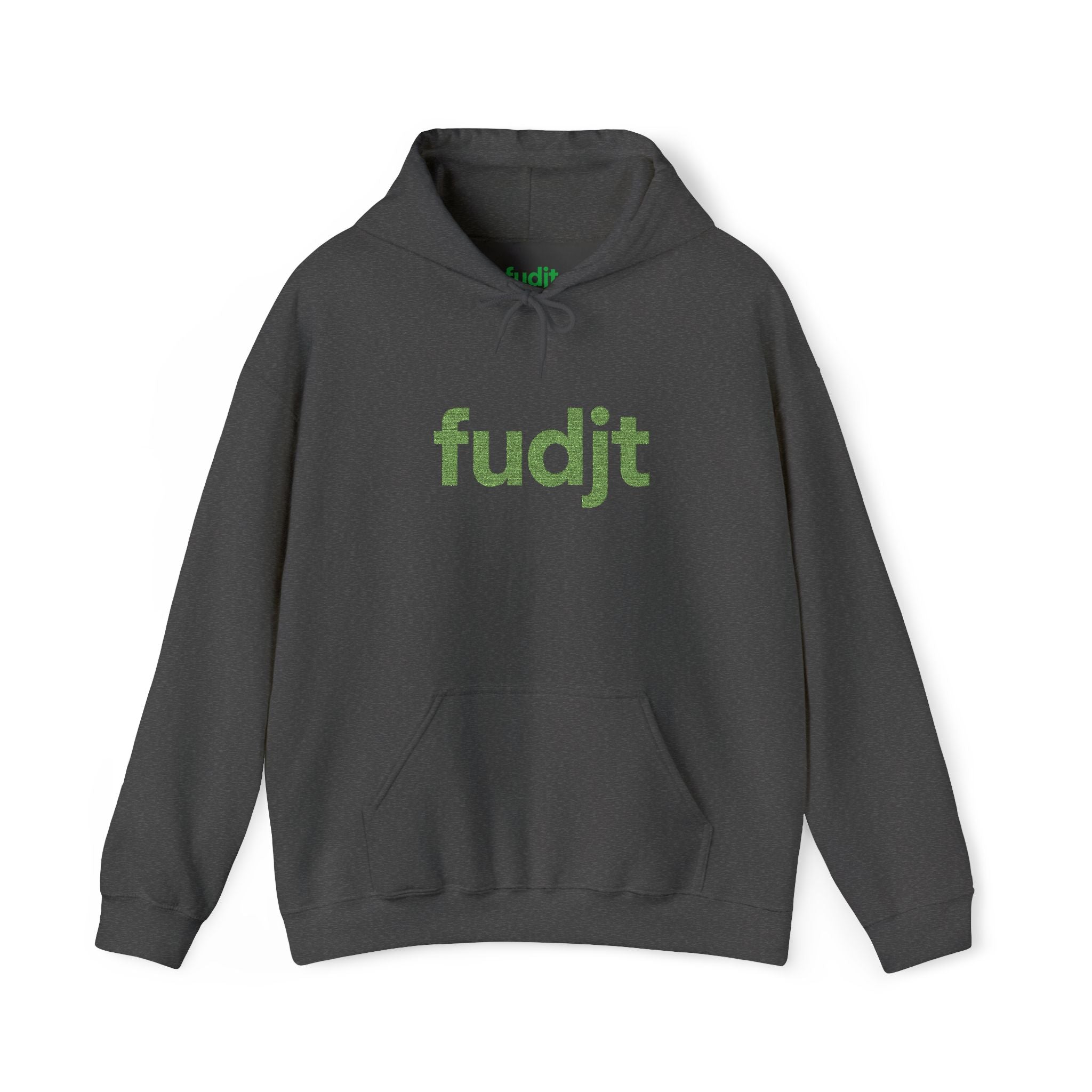 Green fudjt Embroidered Heavy Blend Hooded Sweatshirt | 15 Colors | Stand For Something