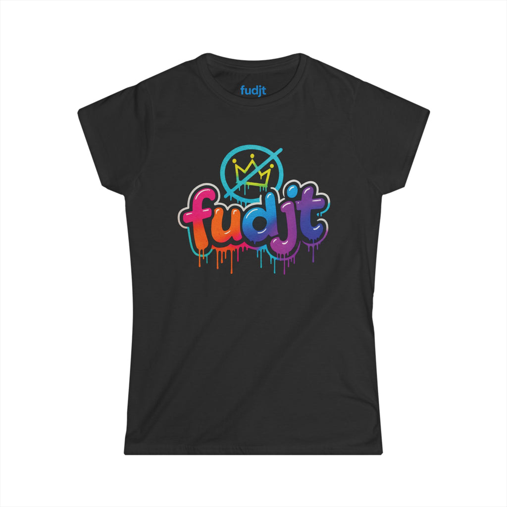 fudjt No Kings Clown Town Women's Comfy Stylie Tee | 5 Colors