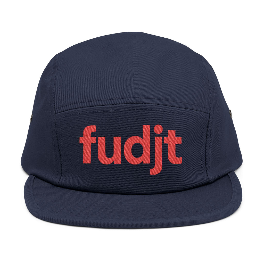 Embroidered 5 Panel Cap - Red fudjt Logo - 6 Colors
