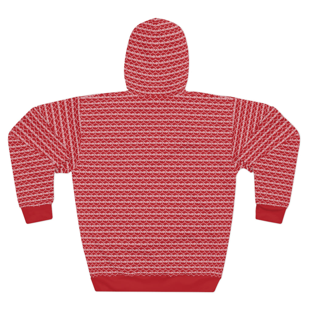 Dark Red fudjt Unbroken Chain Hoodie | All Over 1.25