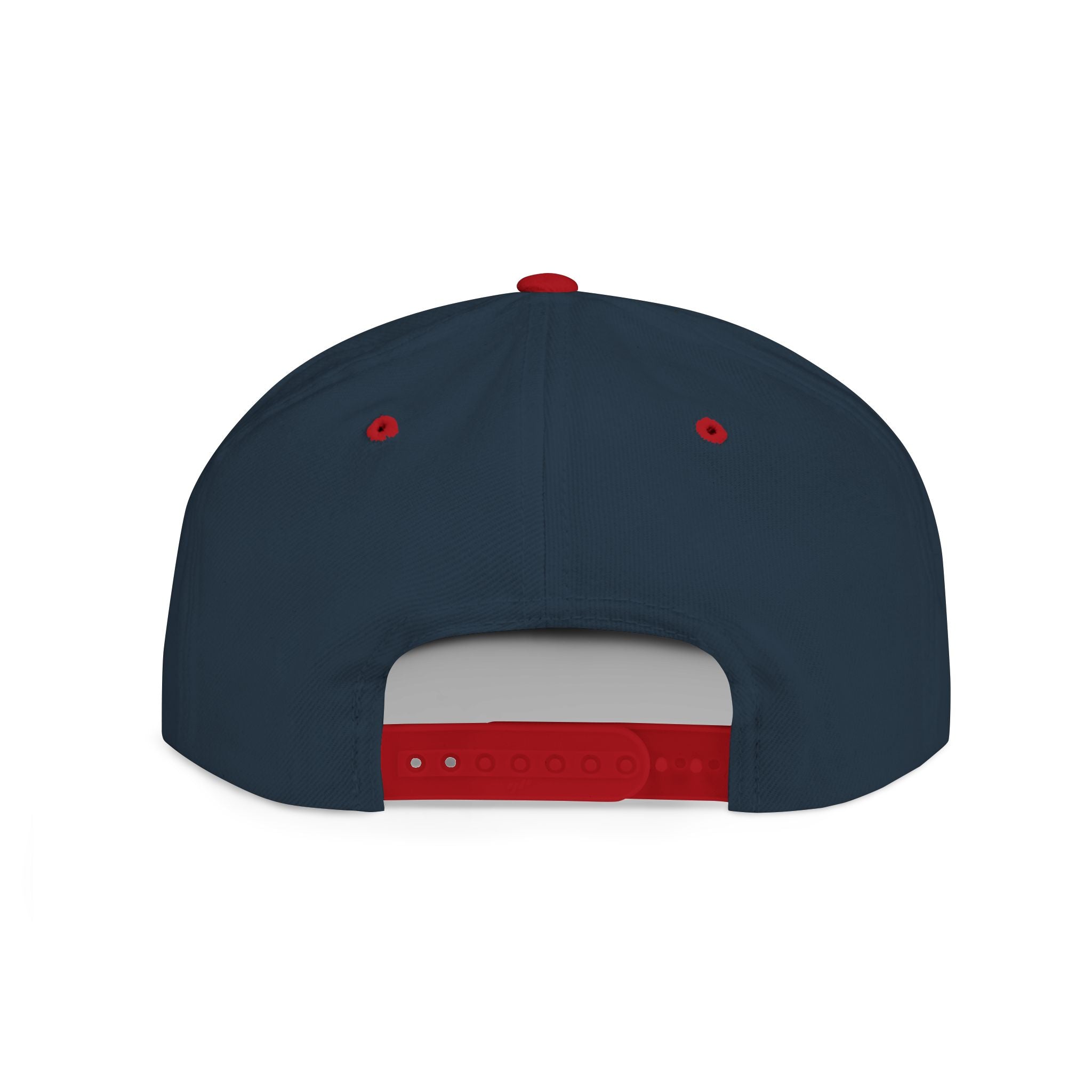 fudjt Circle Flat Bill Snapback Hat | Golden Yellow Embroidery |  14 Colors
