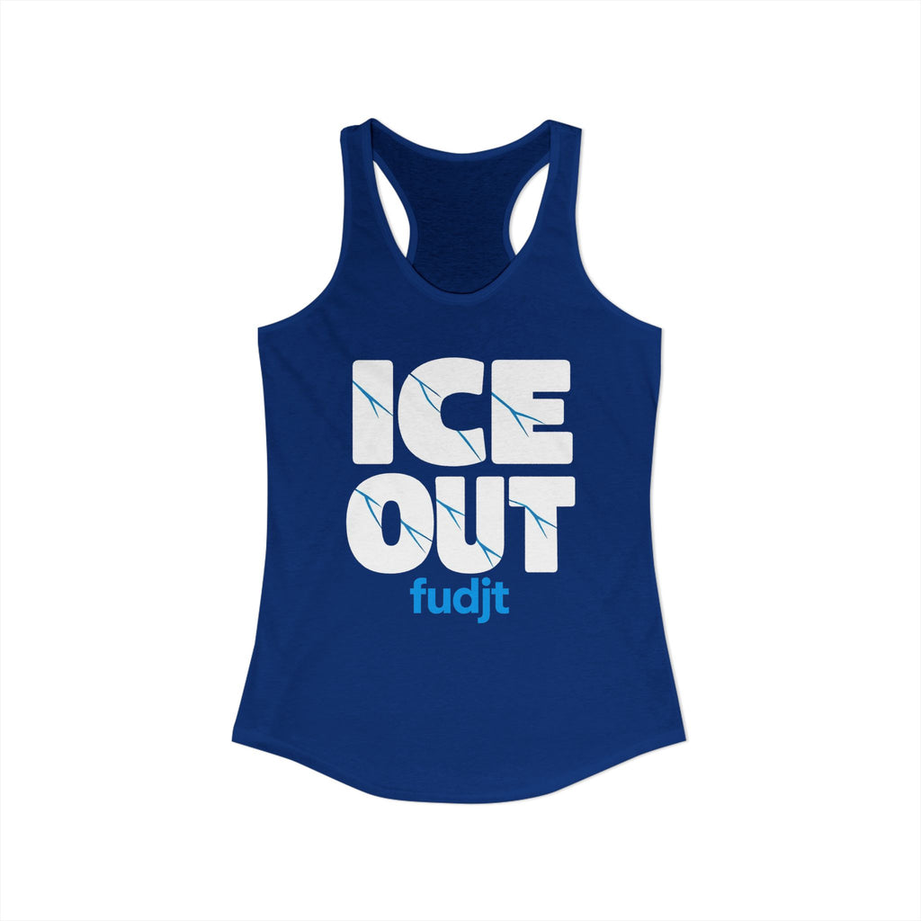 ICE OUT fudjt Women's Racerback Tank, Relaxed Fit | 4 Colors