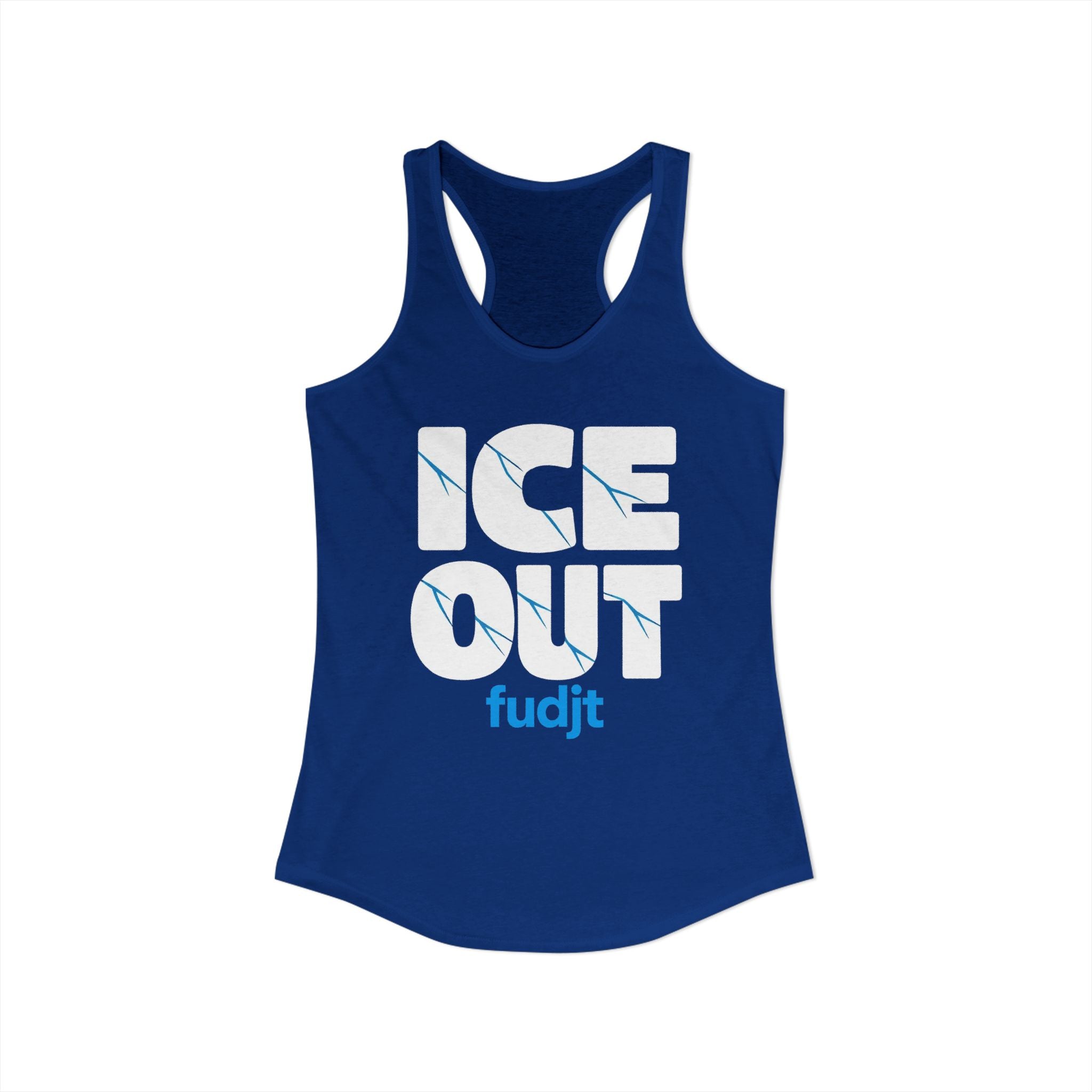 ICE OUT fudjt Women's Racerback Tank, Relaxed Fit | 4 Colors
