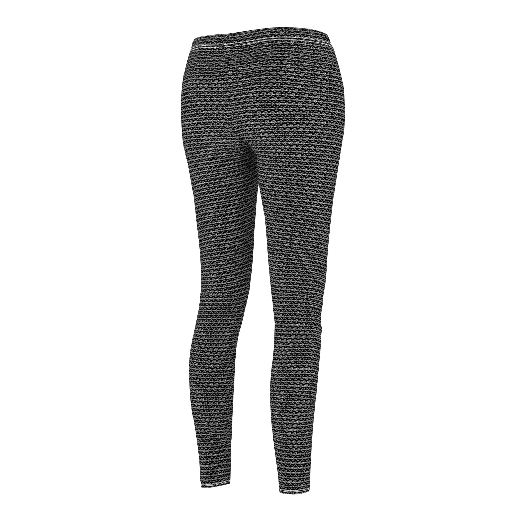 Black & White fudjt Unbroken Chain .5 Casual Leggings - view 5