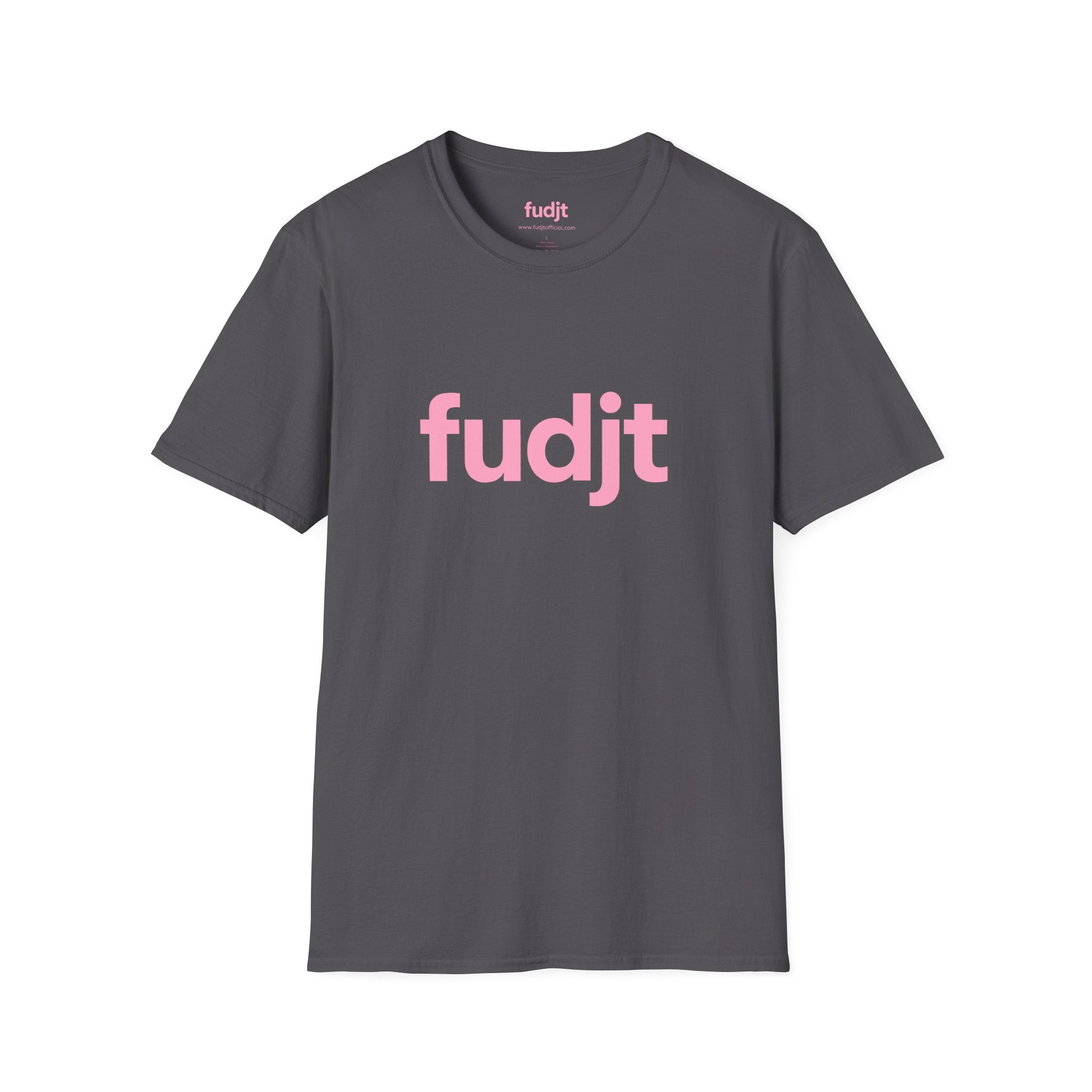 fudjt Everyday Style Pink logo Tee | 15 Colors