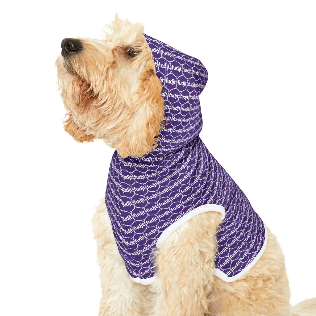 Purple fudjt Pet Hoodie | Unbroken Chain 1.25 | 7 Sizes