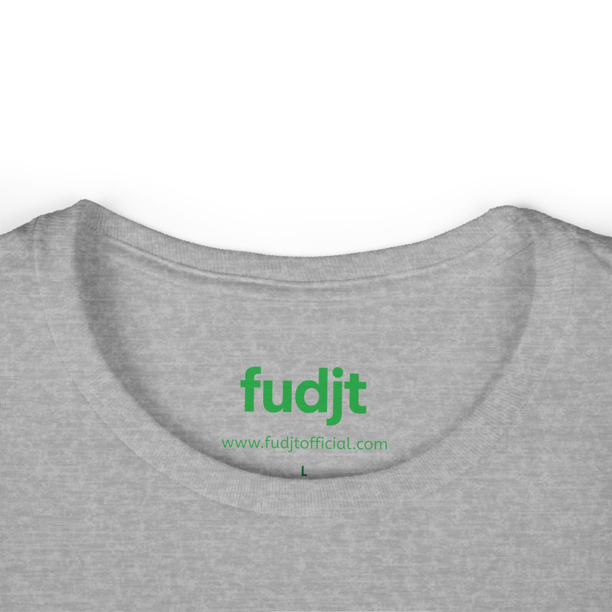 Women's Green fudjt logo Comfy Stylie Tee | 12 Colors