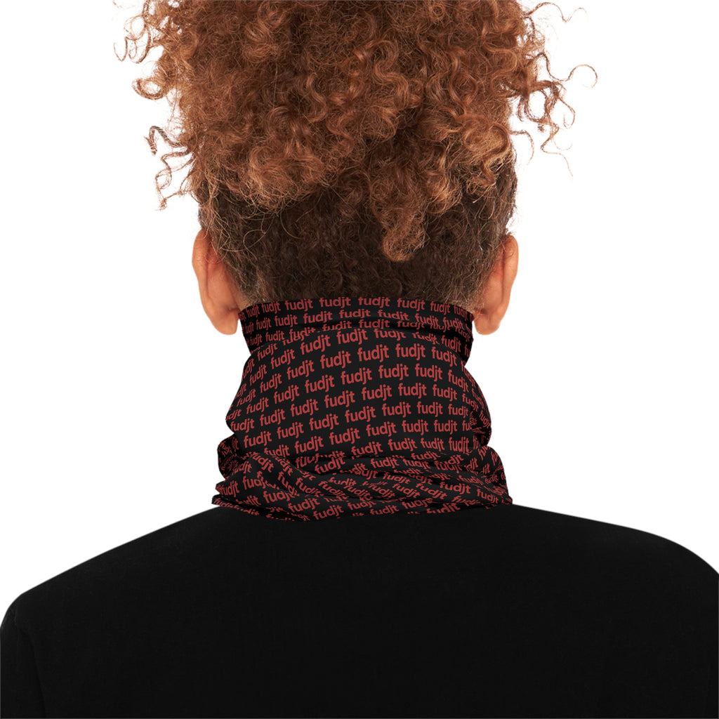 Black & Red fudjt Lightweight Neck Gaiter - view 3