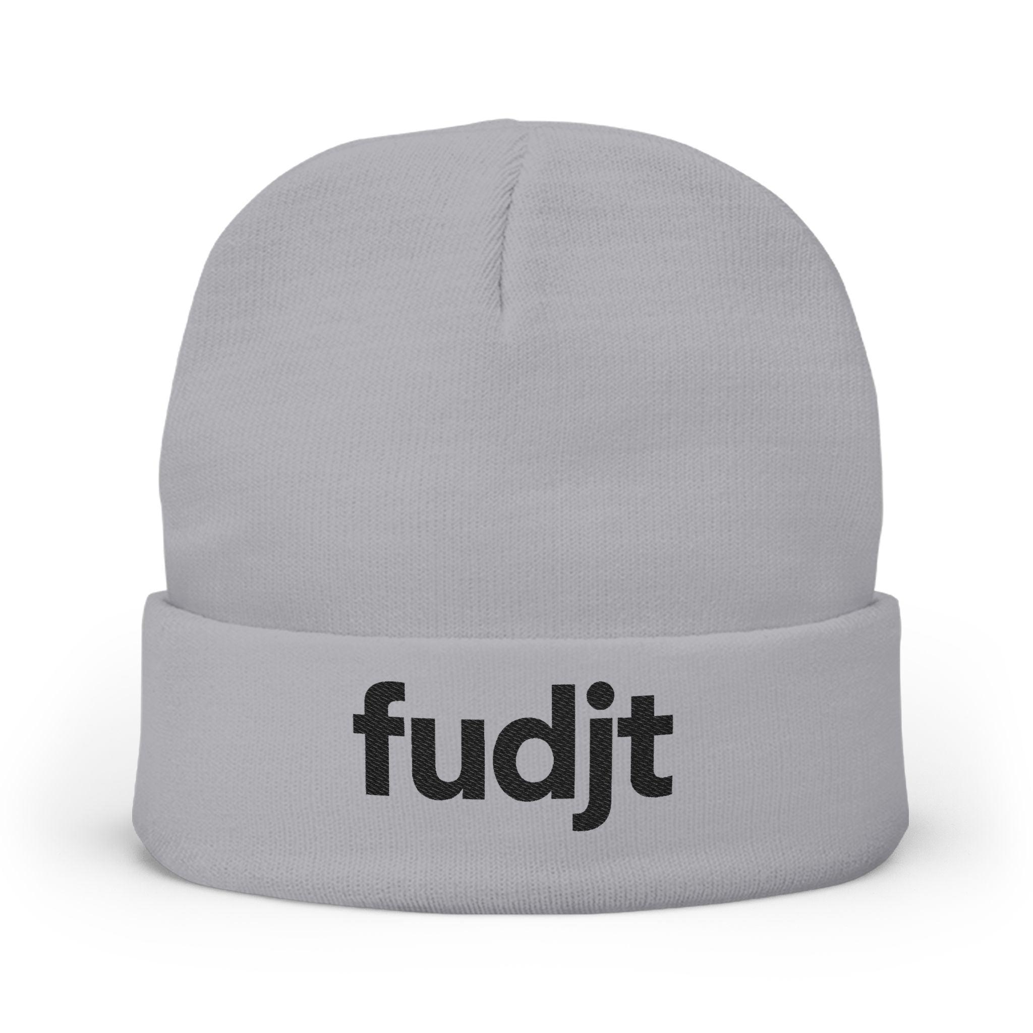 Stylish & Cozy fudjt Knit Beanie | Black Embroidery | 2 Colors