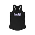 Lavender fudjt logo Women's Racerback Tank, Perfect Relaxed Fit | 5 Colors