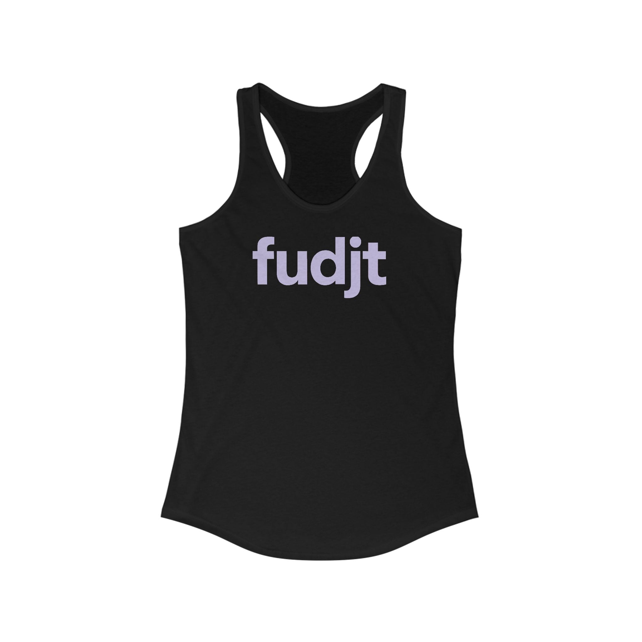 Lavender fudjt logo Women's Racerback Tank, Perfect Relaxed Fit | 5 Colors