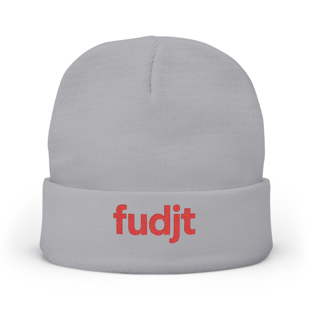 Stylish & Cozy fudjt Knit Beanie | Red Embroidery | 5 Colors