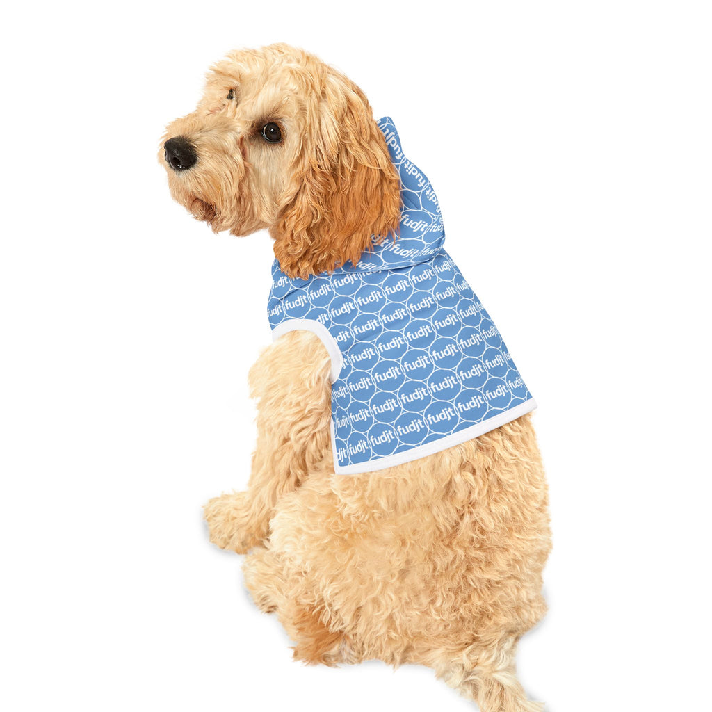 Light Blue fudjt Pet Hoodie | Unbroken Chain 2.5 | 7 Sizes