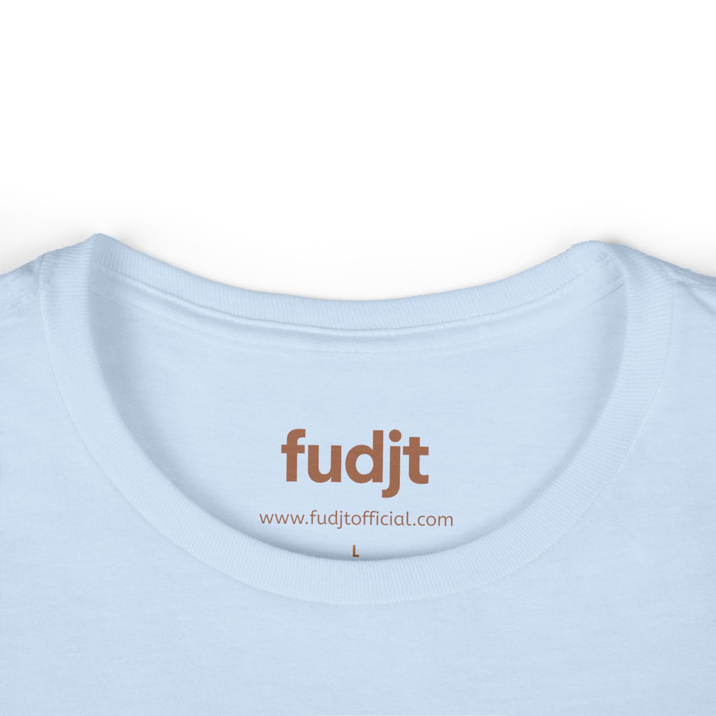 Women's Brown fudjt logo Comfy Stylie Tee | 12 Colors