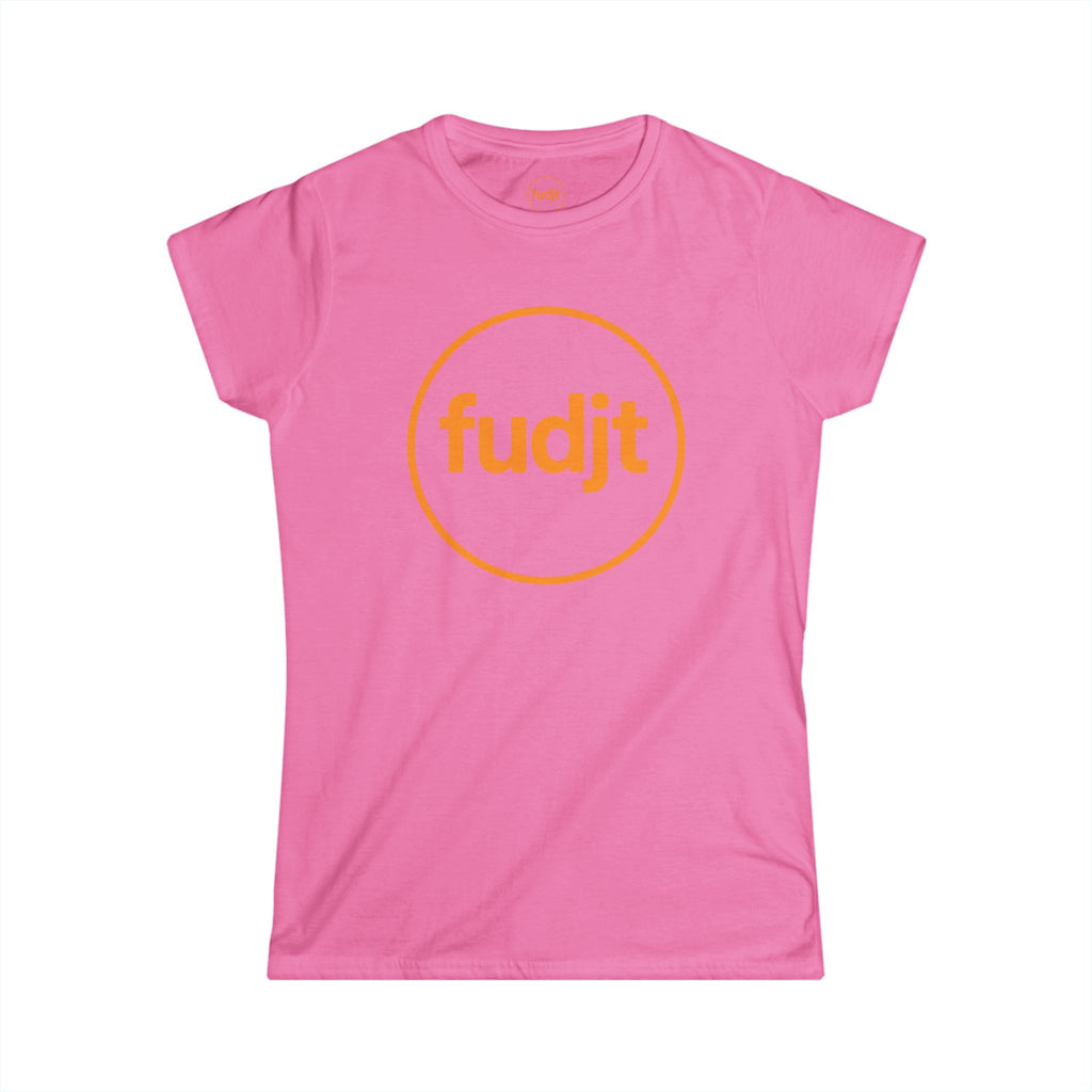 Orange fudjt Circle Women's Comfy Stylie Tee | 12 Colors