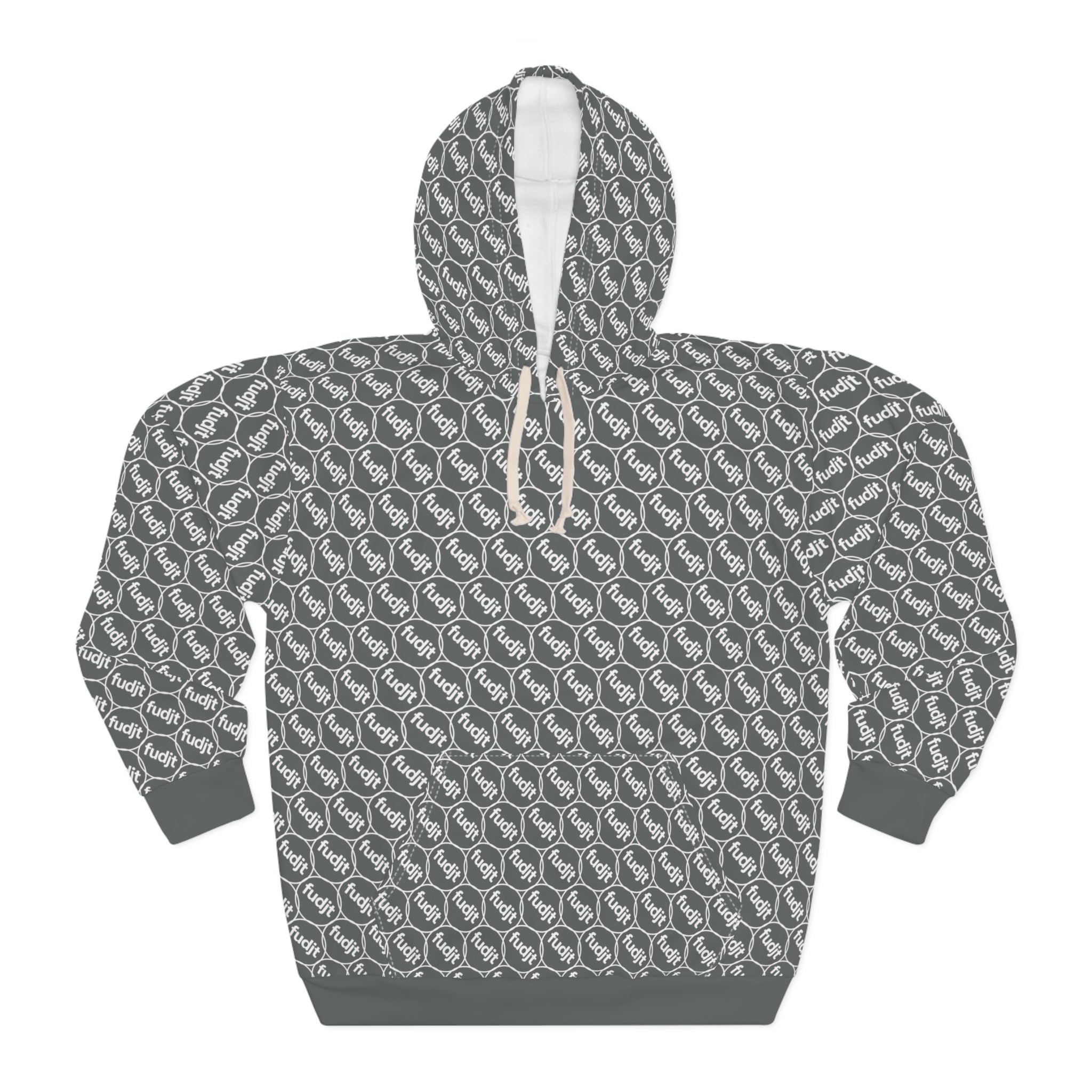 Dark Gray fudjt Unbroken Chain Hoodie | All Over 2.5-45