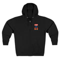 fudjt Pants On Fire Zip Hoodie | Front & Back Graphic | 9 Colors